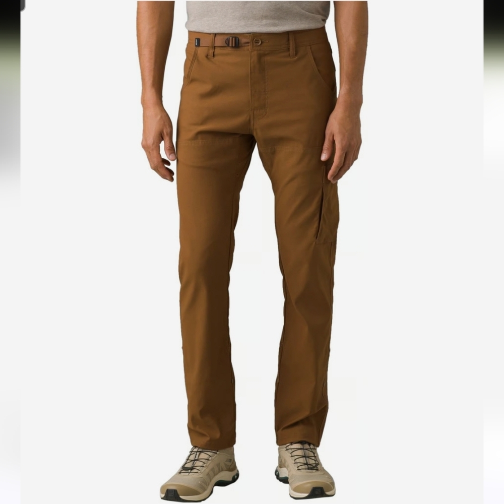 prAna Mens Stretch Zion II Slim Fit Pant Sz 34x30 Hiking Outdoor Roll Up